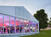 Tente de réception de luxe transparente en PVC sur mesure pour mariages, événements et églises – Vente directe usine
