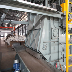 Q15GN/Q28GN Serie Hocheffiziente und Benutzerfreundliche Manganstahl-Bandstrahlanlage für Nicht-Brüchige Gussformen - Product Image 6
