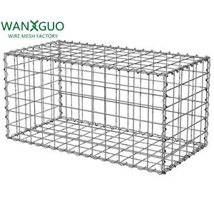 Mur de gabion galvanisé plongé à chaud rempli de <span class=keywords><strong>pierre</strong></span> de soutènement d'installation facile de fabricant - Product Image 1