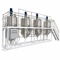Machine d'extraction d'huile automatique personnalisée de 1 tonne Équipement de qualité alimentaire pour un raffinage efficace de graines de coton, de colza, d'arachide et de soja