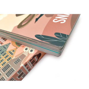 Set permainan kartu Tarot kualitas tinggi pencetak kustom Mini banyak digunakan desain khusus bahan plastik kertas PU kulit kardus PU - Product Image 6