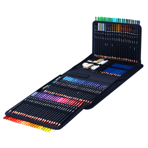 Professionelles Kunstzubehör-<span class=keywords><strong>Set</strong></span> mit 145 Teilen, Löslichen Skizzen- und Buntstiften mit 2B-Minen für Künstlerzeichnungen - Product Image 1