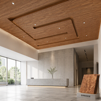 Plafond suspendu léger en alliage d'aluminium OEM avec design moderne et modèle 3D pour projets aéroportuaires