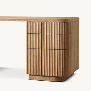 Country-style American-style Simple Home Study <strong>Desk</strong>, Home Villa Apartment Study <strong>Desk</strong>, Retro Creative Solid Wood Office <strong>Desk</strong> - Product Image 5