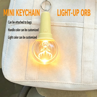 Porte-clés lumineux personnalisé avec logo promotionnel, mini bâton lumineux LED ABS+PS, moderne, imprimé en sérigraphie, K-pop