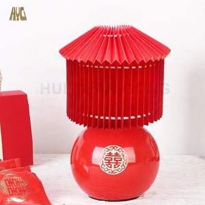 Hot bán vòng PVC + Vải Chụp đèn hardback xếp li đèn Shades cho bảng và mặt dây đèn - Product Image 3