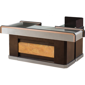 Comptoir de caissier de supermarché comptoir de magasin de détail dépanneur <span class=keywords><strong>comptoirs</strong></span> de caisse à vendre - Product Image 4