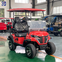 Carrito de Golf CAMP Homologado para Calle, 4 Plazas, Batería de Litio de 72V, Carro de Golf Eléctrico para Comunidades Privadas, Barrios y Clubes Campestres
