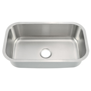 Lavello da <span class=keywords><strong>cucina</strong></span> SBU3018 da incasso, in acciaio inox 201/304, spessore 18g, vasca singola, <span class=keywords><strong>design</strong></span> moderno - Product Image 1