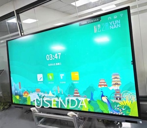 55 65 75 86 98 110inch trong nhà <span class=keywords><strong>LCD</strong></span> cảm ứng hiển thị 4k 75inch bảng điều khiển tương tác 20 điểm kép hệ thống kỹ thuật số bảng tương tác - Product Image 4