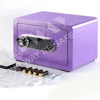 Caja fuerte digital con huella digital Boimetric, equipada con pantalla, caja fuerte electrónica para el hogar y la Oficina, caja fuerte biométrica con panel táctil