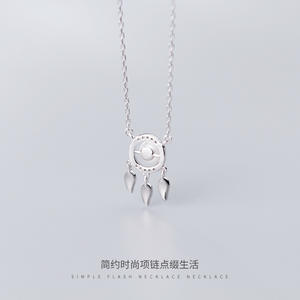 สร้อยคอเงินแท้ S925 สไตล์เกาหลี ประดับมุก ดีไซน์สวยหวาน รุ่น D6578 - Product Image 5