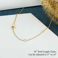 Collar de Oro de 18k con Halo de Diamantes y Zafiro o Rubí de Corte Esmeralda, Regalo de Boda o Compromiso, Engaste de Bisel