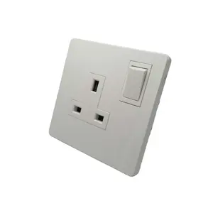 Popular creative design luxury home electrical switch 3 outlets wall socket