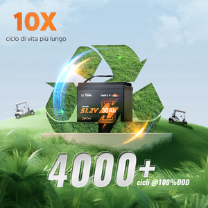 แบตเตอรี่ลิเธียมสำหรับรถกอล์ฟ 48 โวลต์ 30 แอมป์ชั่วโมง ยี่ห้อ Us Stock รุ่น GC2 ชุดแบตเตอรี่ลิเธียมสำหรับรถกอล์ฟ 48 โวลต์ 51.2V30-100-GC-BT-32-A - Product Image 2