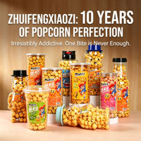 180g Instant Canned Fruit Flavored Popcorn Non-GMO Corn Zero Trans Fat Healthy Snack for Adults & Children