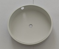 Lampe de table pour usage intérieur, support en fer 120*25mm, base à bords pliés, accessoires d'éclairage en stock