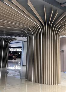 Uzun ömürlü renk ve hava direnci ile sütun kaplama bina cephe için güvenli ve dayanıklı alüminyum kare boru - Product Image 5