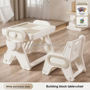 Vsuch Gấp Trẻ Em Nước Bảng Trẻ Em Xây Dựng Khối Cảm Giác Bàn Ghế Trẻ Mới Biết Đi Hoạt Động Bảng Với Lưu Trữ Cho Chơi Nghiên Cứu Ăn Uống - Product Image 6