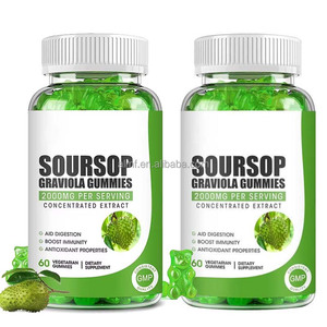 Gummies de Corossol Bio Graviola 2000mg Végétarien Extrait de Feuilles de Corossol Vitamine C Zinc Complément Alimentaire Soutien Immunitaire - Product Image 1