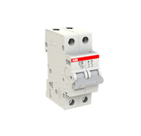 Disjoncteur miniature ABB SJ202-C16 1 pôle 16A 230/400VAC Type C 6kA Capacité de coupure en cas de court-circuit