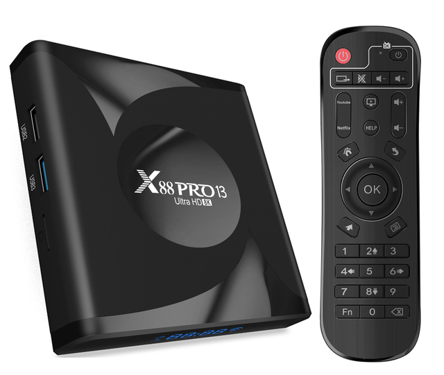 X88 PRO Android Set Top Box 4gb 16gb 32gb Hd Video Android13 Super 4k Internet TV Box Smart Android Tv Box