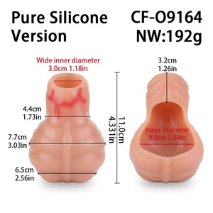 อุปกรณ์รัดอัณฑะซิลิโคน CF-O9164 สำหรับผู้ชาย  แบบนิ่ม  พร้อมที่ยึดอวัยวะเพศชาย  อุปกรณ์ยืดอัณฑะ  อุปกรณ์รัดอวัยวะเพศชาย สำหรับผู้ชายรักร่วมเพศ ระดับเริ่มต้น - Product Image 6