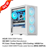 Gabinete para Juegos OEM ATX MATX ITX, Caja para PC de Escritorio, Caja para CPU con Ventilador, Venta al por Mayor 2355ATX Caja Boitier Gabinete