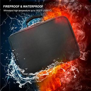 Bolsa Ignífuga Portátil de Viaje para Documentos, de Fibra de Vidrio y Silicona de 3 Capas, Multifuncional, Sostenible, OEM - Product Image 3