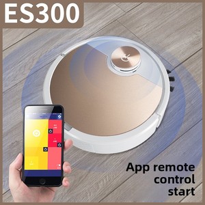 Appareil électroménager ES300, aspirateur robot intelligent à moteur à brosse alimenté par USB, contrôlé par application, avec fonction de balayage des sols - Product Image 4