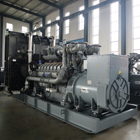 Générateur diesel 800 kVA de type silencieux à châssis ouvert, robuste, avec panneau de commande Smartgen Deepsea, démarrage électrique 24 V CC