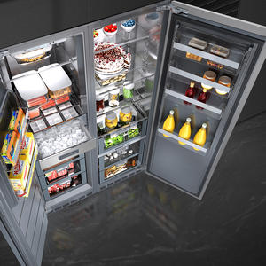 Arteus 528L frigorifero da <span class=keywords><strong>incasso</strong></span> a <span class=keywords><strong>doppia</strong></span> <span class=keywords><strong>porta</strong></span> francese senza gelo pronto per l'uso domestico - Product Image 5