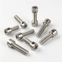 Vis de machine en acier noir M6/M8 et boulons perforés (Classe 10.9 et 12.9) longueur 10 mm pour applications de boîtes électriques et de capuchons
