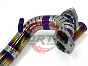 ท่อไอดี Vortex Titanium Turbo สำหรับ Honda Civic รุ่นที่ 10 1.5T ปี 2016-2021 สีฟ้าเบิร์นพายคัท สำหรับรถแข่ง ท่อรับอากาศไหลสูง - Product Image 6