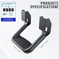 Nouveau produit : marchepieds latéraux universels en aluminium, antidérapants, robustes, à fixer par boulons, pour camionnettes 4x4 tout-terrain