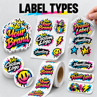 Autocollant adhésif en PVC OEM pour cadeaux et artisanat, impression couleur, découpe à la forme, finition brillante, logo graffiti, autocollant découpé