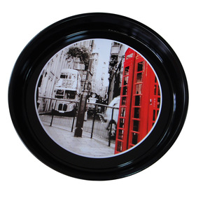 Vassoio Rotondo Personalizzato in Plastica di Lusso Antiscivolo Oro Rosso Nero per Russia Krusovice Campuget <span class=keywords><strong>Candoni</strong></span> - Product Image 3