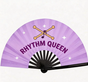 Abanicos Plegables Personalizados con Logotipo, Abanico de Bambú Plegable Grande de 13 Pulgadas, Venta Caliente - Product Image 2