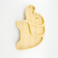 Assiettes à dîner en bambou écologique Renard Mouton Lapin Éléphant Koala Forme Enfants Bambou Animal Bébé Assiette pour bébé et enfants