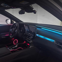 Kit d'éclairage d'ambiance pour voiture Lexus RX 350h 2023-2025, 64 couleurs LED, mise à niveau de l'intérieur, décoration d'ambiance, style cristal, 12v 3-5w