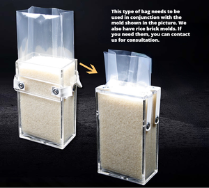 Sacs d'emballage de <span class=keywords><strong>riz</strong></span> personnalisés imprimés sous vide, pochettes à soufflet uniques, sacs en plastique pour aliments, <span class=keywords><strong>riz</strong></span> et céréales <span class=keywords><strong>avec</strong></span> <span class=keywords><strong>logo</strong></span> - Product Image 4