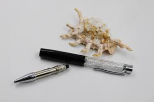 Precio de venta directa de fábrica, bolígrafo de Metal de cristal de 1,0mm de ancho de escritura con impresión de LOGOTIPO para regalo de promoción - Product Image 5