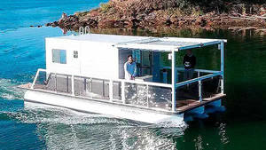 Maison flottante <span class=keywords><strong>de</strong></span> luxe <span class=keywords><strong>en</strong></span> aluminium 5083 <span class=keywords><strong>de</strong></span> 38 pieds, ponton flottant, à vendre - Product Image 5