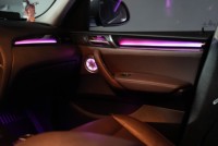 VENDAR Nouvelle lumière d'ambiance pour voiture avec contrôle mobile 12V, adaptable/mise à niveau pour X3/X4 2012-2017, garantie 1 an