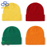 Bonnet Enfant Tricoté Épais Personnalisable avec Logo, Côtelé Uni, Chaud Hiver, Vente en Gros, Fournisseur d'Usine ODM OEM