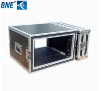 Rack portable étanche 2 portes 2 niveaux en contreplaqué 4U~26U avec roulettes pour équipement audio DJ, karaoké et scène