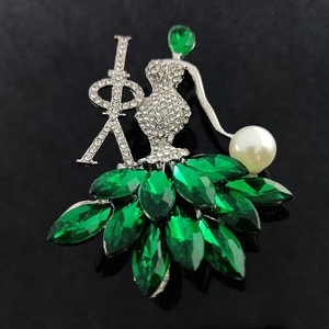 Rosa verde Manto verde Monalise pietra <span class=keywords><strong>tre</strong></span> strati collana gemma per gioielli regalo - Product Image 5