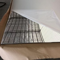 Panneau miroir acrylique doré de 1,5 mm avec adhésif puissant, feuille de marbre UV 4x8 pieds, miroir en plastique flexible