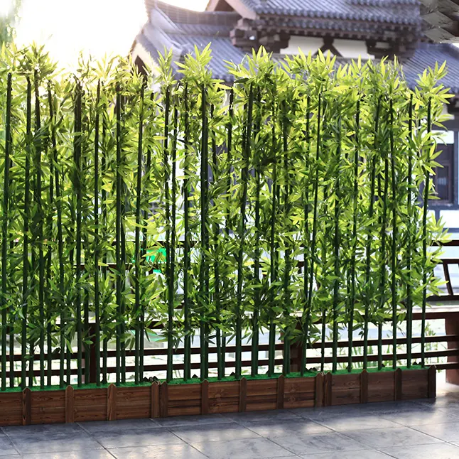 Wholesale Chinese Outdoor Indoor Lucky Decoration Artificial Bamboo Tree Artificial Bamboo For Sale