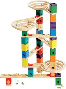 Il marmo di legno della corsa di qualità del giocattolo educativo della costruzione per le famiglie astute il gioco sicuro ed intelligente insieme - Product Image 4